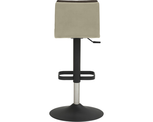 Barkruk met voetsteun en hoogteverstelling