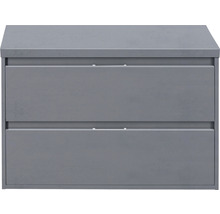 SANOX Badkamermeubelset Porto met wastafelblad 55x90x50 cm ice green