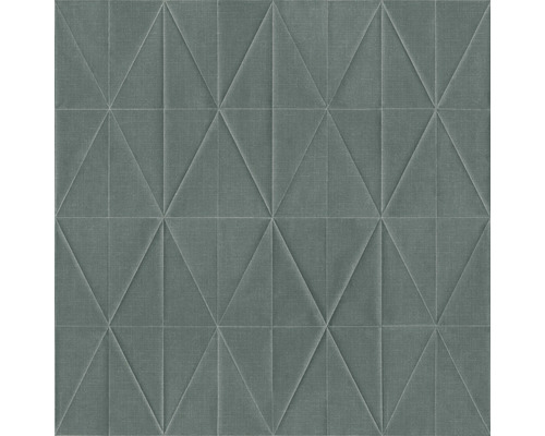 ESTAHOME Vliesbehang 148712 Blush origami motief petrolblauw