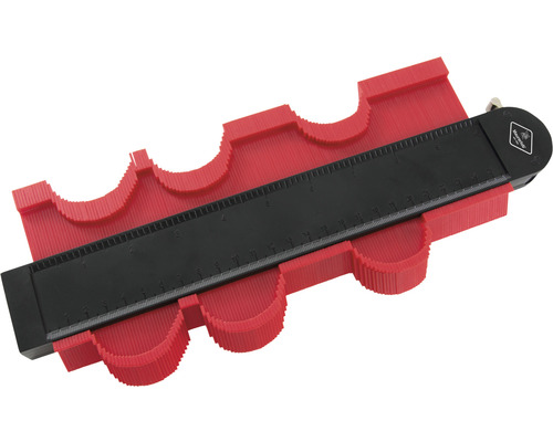 Profielmal met meetschaal voor vormoverdracht