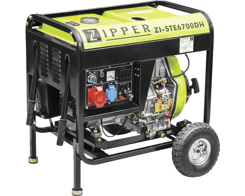 Zipper ZI-STE6700DH generator met wielen