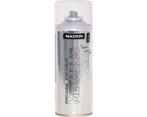 MASTON Metallic spuitlak transparant 400 ml Maston spuitverf effect blanke lak metallic