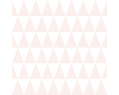 ESTAHOME Vliesbehang 128862 Little Bandits geometrische driehoeken lichtroze/wit