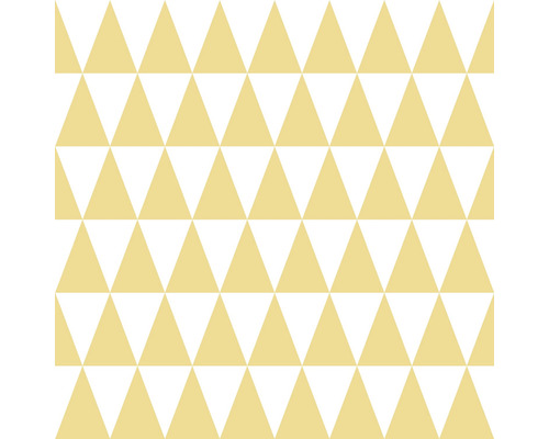 ESTAHOME Vliesbehang 128863 Little Bandits geometrische driehoeken geel