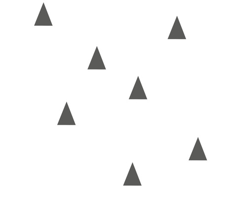 ESTAHOME Vliesbehang 138942 Little Bandits grafische driehoeken zwart/wit