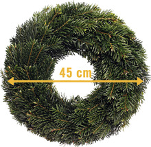 Sparrenkrans met een diameter van 45 centimeter