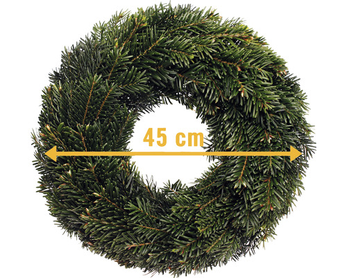 Sparrenkrans met een diameter van 45 centimeter