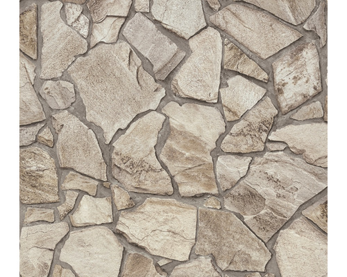 A.S. CRÉATION Vliesbehang 3893-43 steenoptiek Close-up van een muurbehang met steenmotief