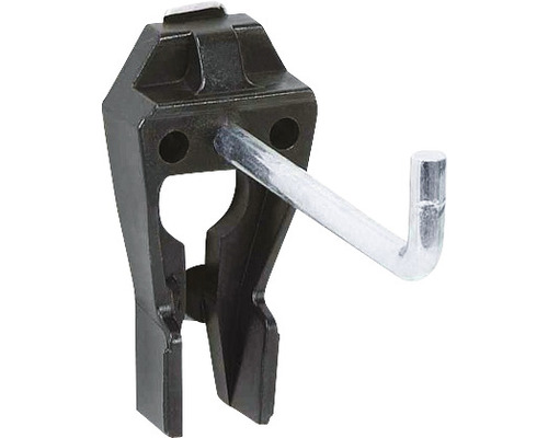 INDUSTRIAL Gereedschapshaak hoek 60x27x71 mm zwart, 3 stuks INDUSTRIAL Gereedschapshaak hoek 60x27x71 mm zwart, 3 stuks
