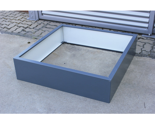 Metalen verhoogde tuinbak