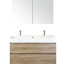Wastafelmeubel met wastafel en spiegelkast