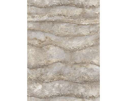 ERISMANN Vliesbehang 10299-32 Focus steenoptiek lichtbruin Textielbehang met golfpatroon