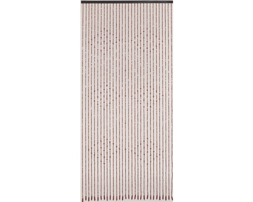 Houten kralengordijn als deurhanger