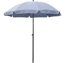 Grijze tuinzonne parasol met slinger mechanisme