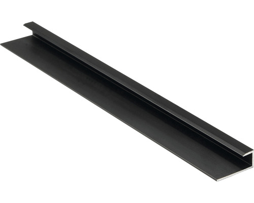 GROSFILLEX Startprofiel aluminium zwart 2600 mm