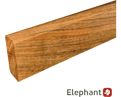 Houten balk in doorsnede