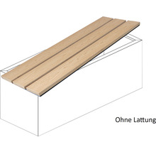 Houten bankbekleding zonder onderconstructie