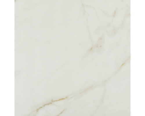 Wand- en Vloertegel Golden wit 60x60 cm gerectificeerd Tegelpatroon met marmerlook