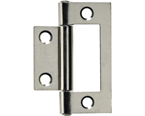 Metalen scharnier met bevestigingsgaten