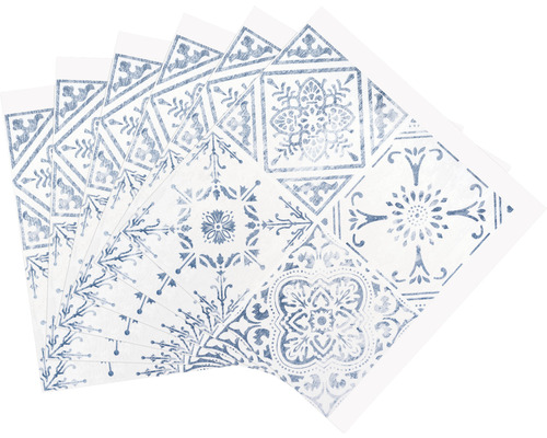 Meerdere vinyl vloertegels met motief