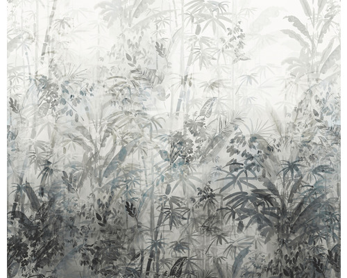 KOMAR Fotobehang vlies IF3-044 Infinity 2 Wondrous Watermarks 300x250 cm Behang met jungle motieven