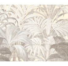 Behang met plantenmotief