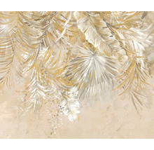 Decoratief behang met bladeren voor interieurs