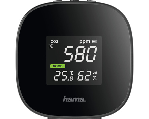 Hama CO2-meter voor luchtkwaliteitscontrole