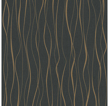 Behang met kronkelend lijnenpatroon