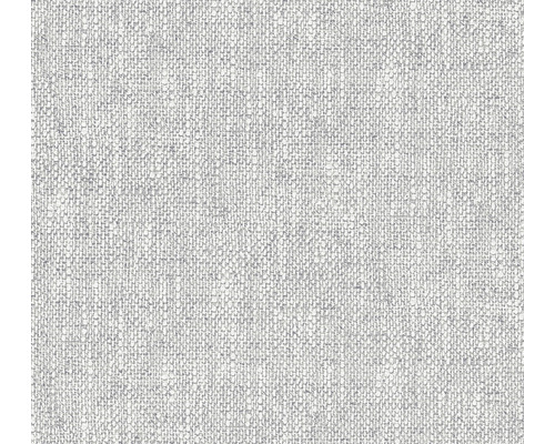 A.S. CRÉATION Vliesbehang 3544-26 Atracttive 2 textieloptiek grijs Close-up van een grijze stof met fijne textuur.