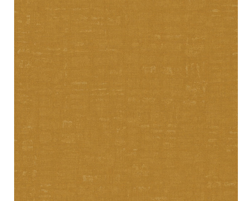 A.S. CRÉATION Vliesbehang 38745-5 Nara textieloptiek okergeel Textielbehang met subtiel patroon voor interieurs