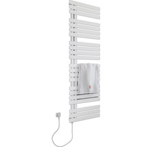Handdoekradiator met handdoek en stekker