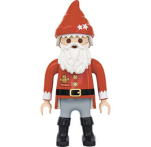 Playmobil kerstman figuur met rode kleding en witte baard