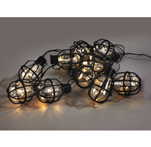 Lichtsnoer met lampen in kooi-look