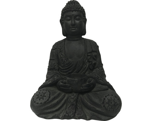 LAFIORA Decoratiefiguur Boeddha zittend 34x26x46 cm
