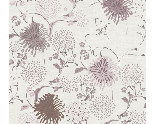 A.S. CRÉATION Vliesbehang 38900-1 House of Turnowsky bloemen lichtgrijs Behang met bloemmotief