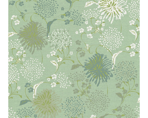 A.S. CRÉATION Vliesbehang 38900-4 House of Turnowsky bloemen groen Behang met bloemmotief