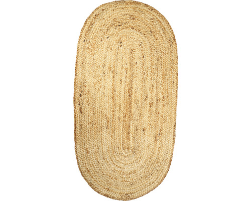 Vloerkleed natuur ovaal 60x120 cm Vloerkleed natuur ovaal 60x120 cm