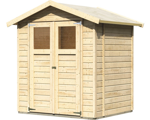 Houten tuinhuis met dubbele deur