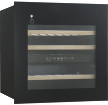 Wijnkoelkast met touchscreenbediening en houten schappen