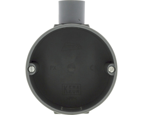 Opbouwlasdoos met één pijpnippel