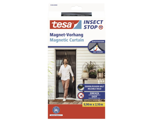 TESA Magneethor deur antraciet 90x210 cm TESA Magneethor deur antraciet 90x210 cm