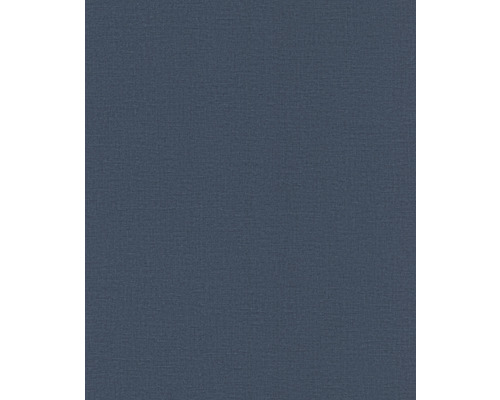 RASCH Vliesbehang 555950 Lirico effen blauw Textielbehang met fijne structuur