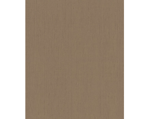 RASCH Vliesbehang 746129 Indian Style effen bruin Behang met houten structuur