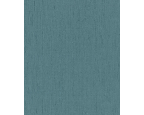RASCH Vliesbehang 746167 Indian Style effen blauw Gestructureerd behang