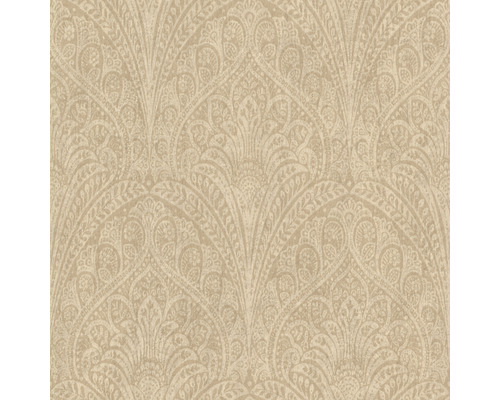 RASCH Vliesbehang 746327 Indian Style ornament beige Behang met bloemrijk Paisley motief