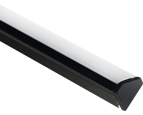 LED-strip profiel LPU18 zwart 100 cm