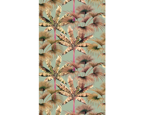 A.S. CRÉATION Fotobehang vlies 39183-2 Metropolitan Stories 3 palmen 159x280 cm Behang met bananenbomen en waaierpalm patroon