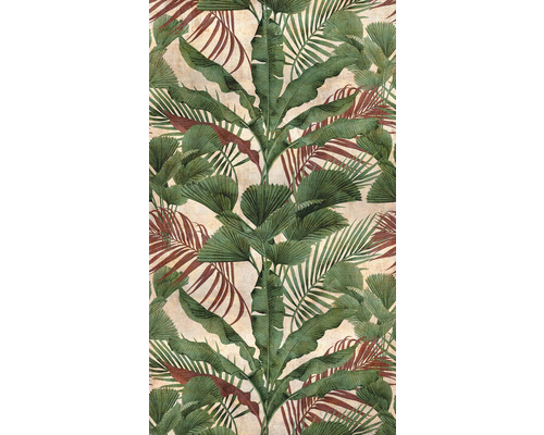 A.S. CRÉATION Fotobehang vlies 39185-2 Metropolitan Stories 3 jungle 159x280 cm Behang met tropisch bladmotief
