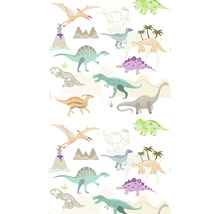 Patroon met dinosaurussen en dinosaurusskeletten